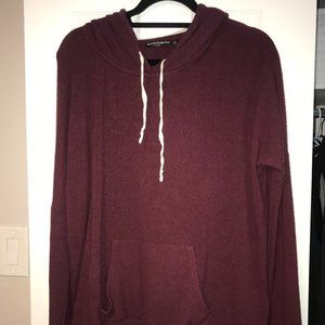 Brandy Melville Layla Maroon Burgundy Thin Hoodie